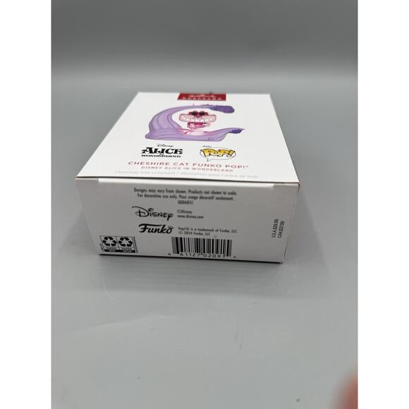 2024 Hallmark Keepsake Cheshire Cat Funko Ornament Disney Alice In Wonderland - Picture 4 of 5